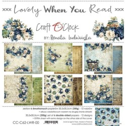 Craft o clock collection 20x20 lovely when you red